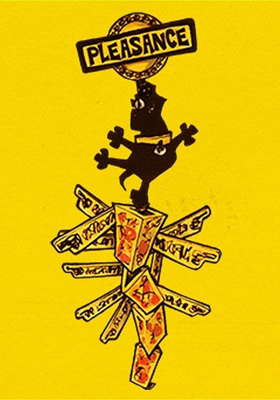 Pleasance logo on yellow background