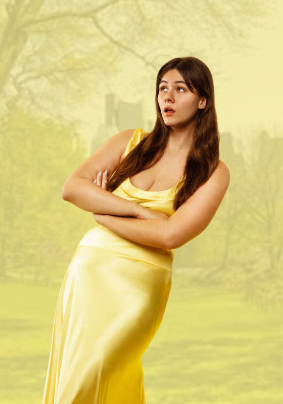 Alex in the iconic yellow dress from 'how to lose a guy in 10 days'