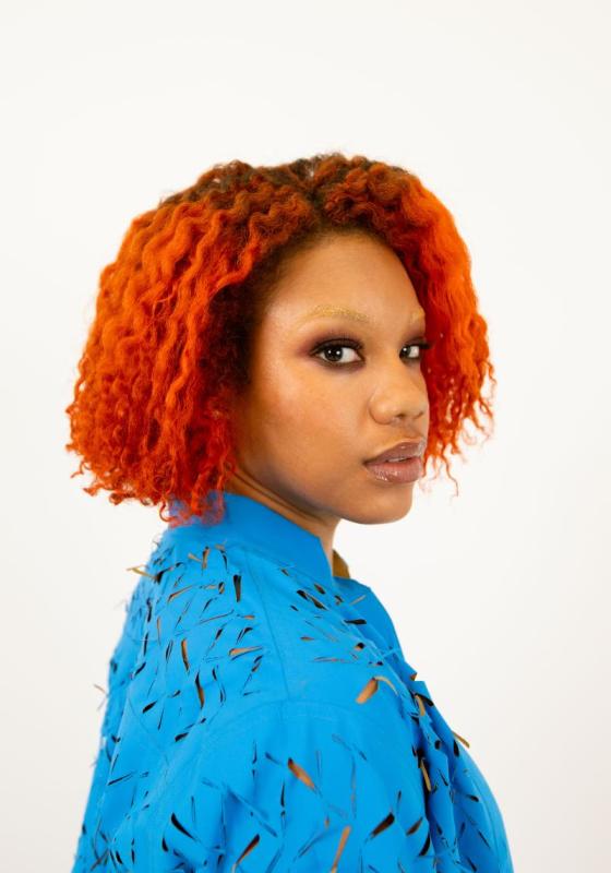 Side photo of Kemah Bob looking back towards the camera.