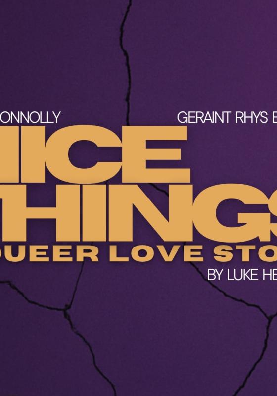 The title and cast against a cracked purple background.