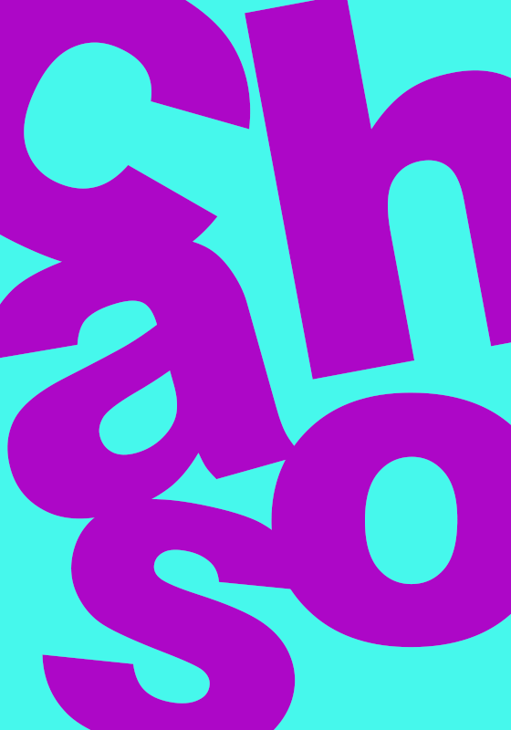 The letters of chaos arranged in a circle.