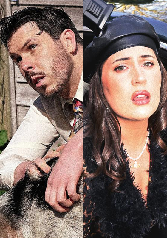 Dom and Maia's show pictures spliced together 