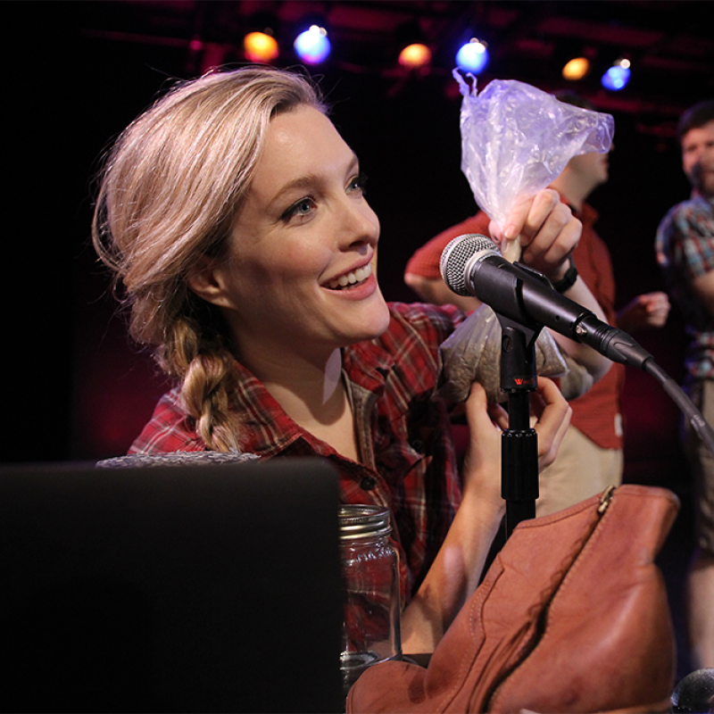 Foley Artist Blair Busbee, photo by Jacob Hiss