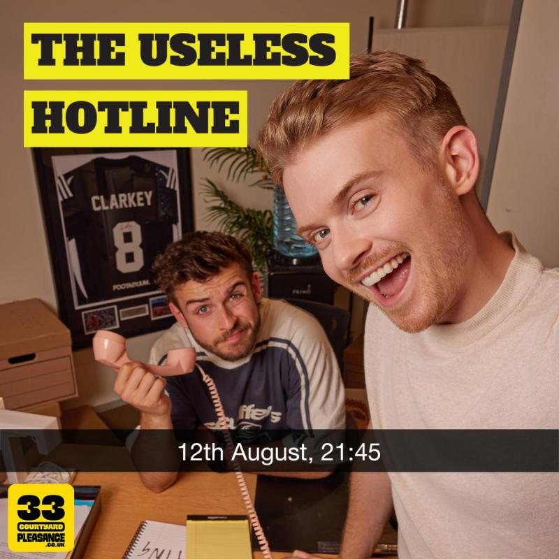 Max and George taking a selfie style image with the time and date displayed like a snapchat caption