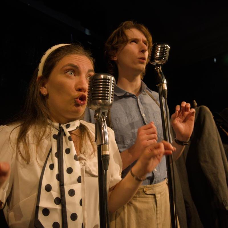 The cast of Down to Chance