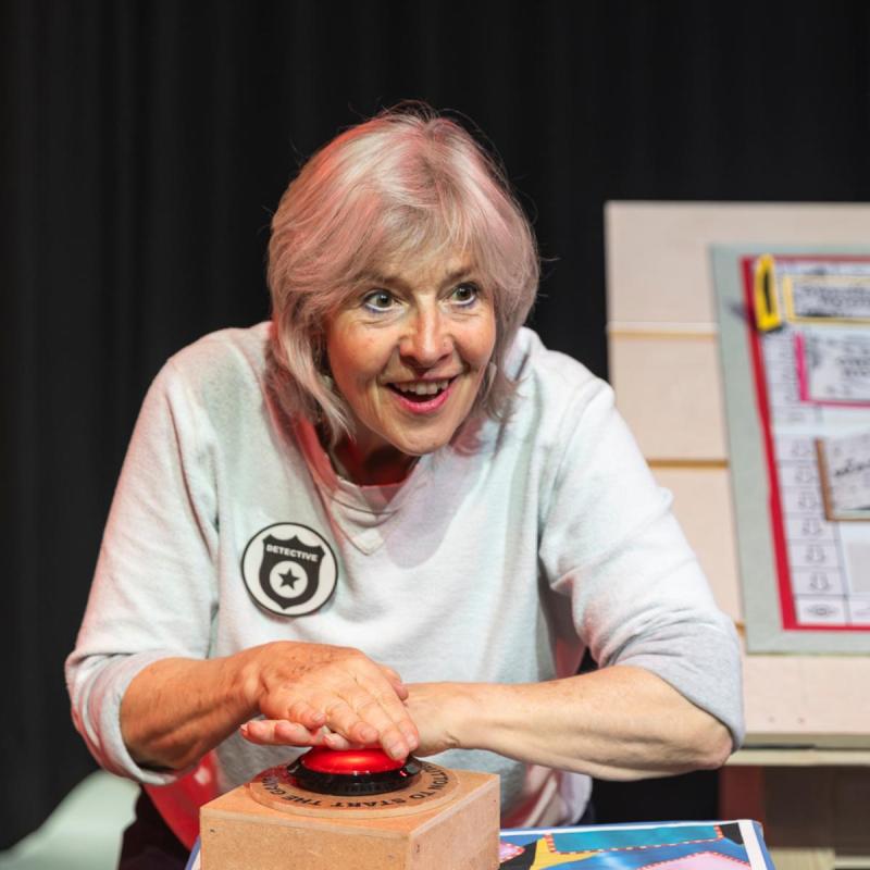 Danyah Miller in The Mystery of Pleasance Two. Photography: Ellie Kurttz