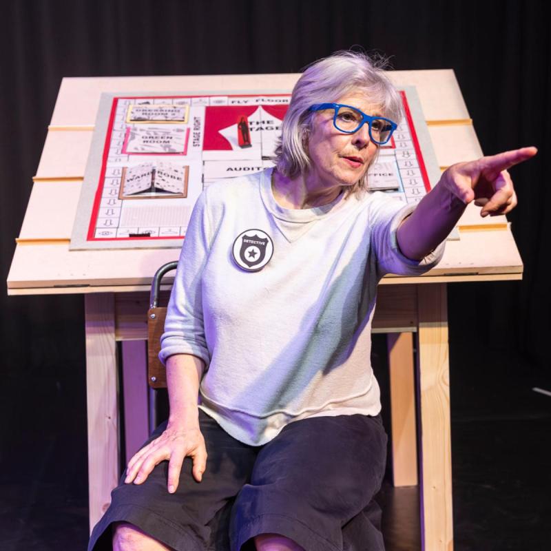 Danyah Miller in The Mystery of Pleasance Two. Photography: Ellie Kurttz