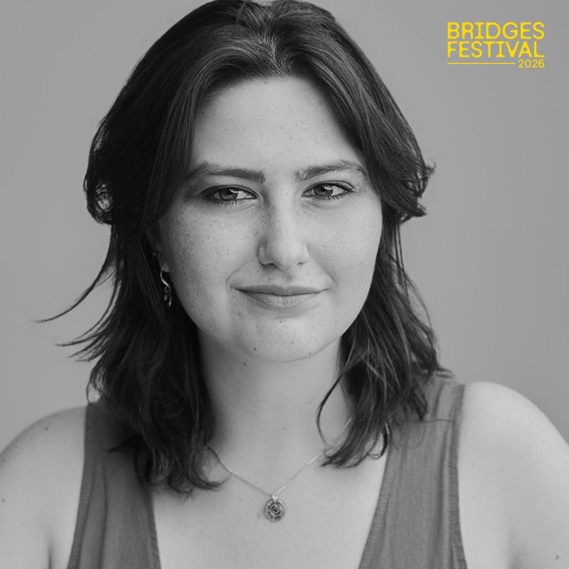 A black and white image of the writer, Sophie Stemmons